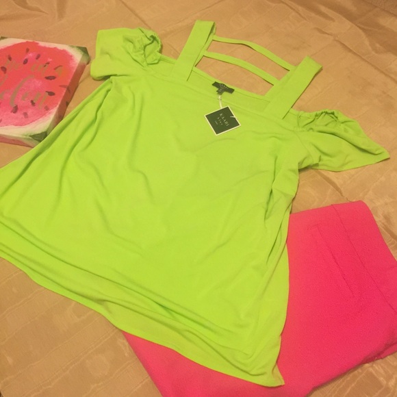 lime green plus size clothing